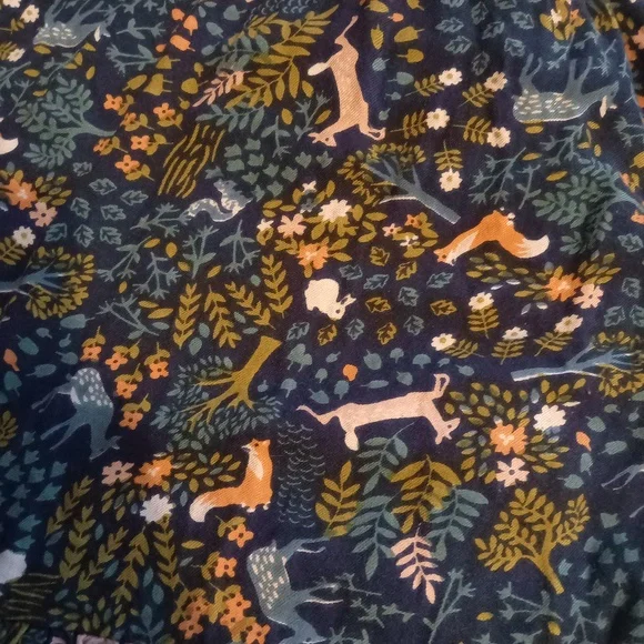 Age 5-6 Years Artisan Ny Wildlife Print Long Sleeve Dress - Picture 3 of 10